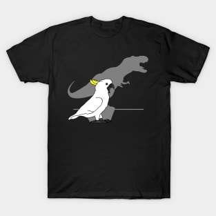 Sulphur Crested Cockatoo T-rex T-Shirt